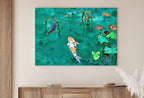 Second included artwork preview from Koi Fish Print. Instant Download Digital Koi Fish Painting. Koi Fish Wall Art. Colorful Wall Art Poster Print Japanese Koi Zen Art featuring various scenes.