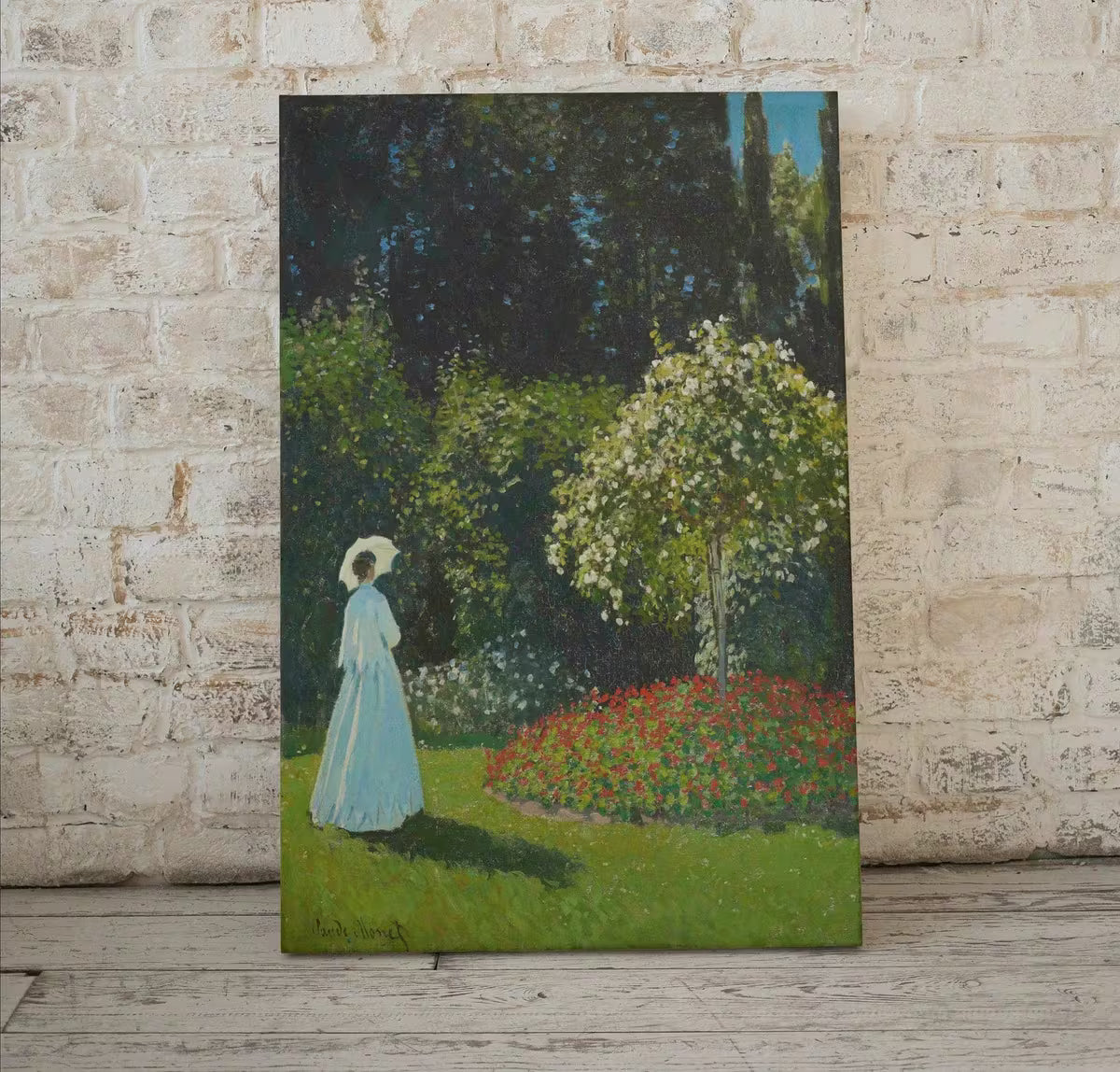 Lady in The Garden Claude Monet Painting Famous Monet Art. Instant Download Vintage Decor. Monet Landscape Printable Wall Art. Vintage Decor – Printable Wall Art