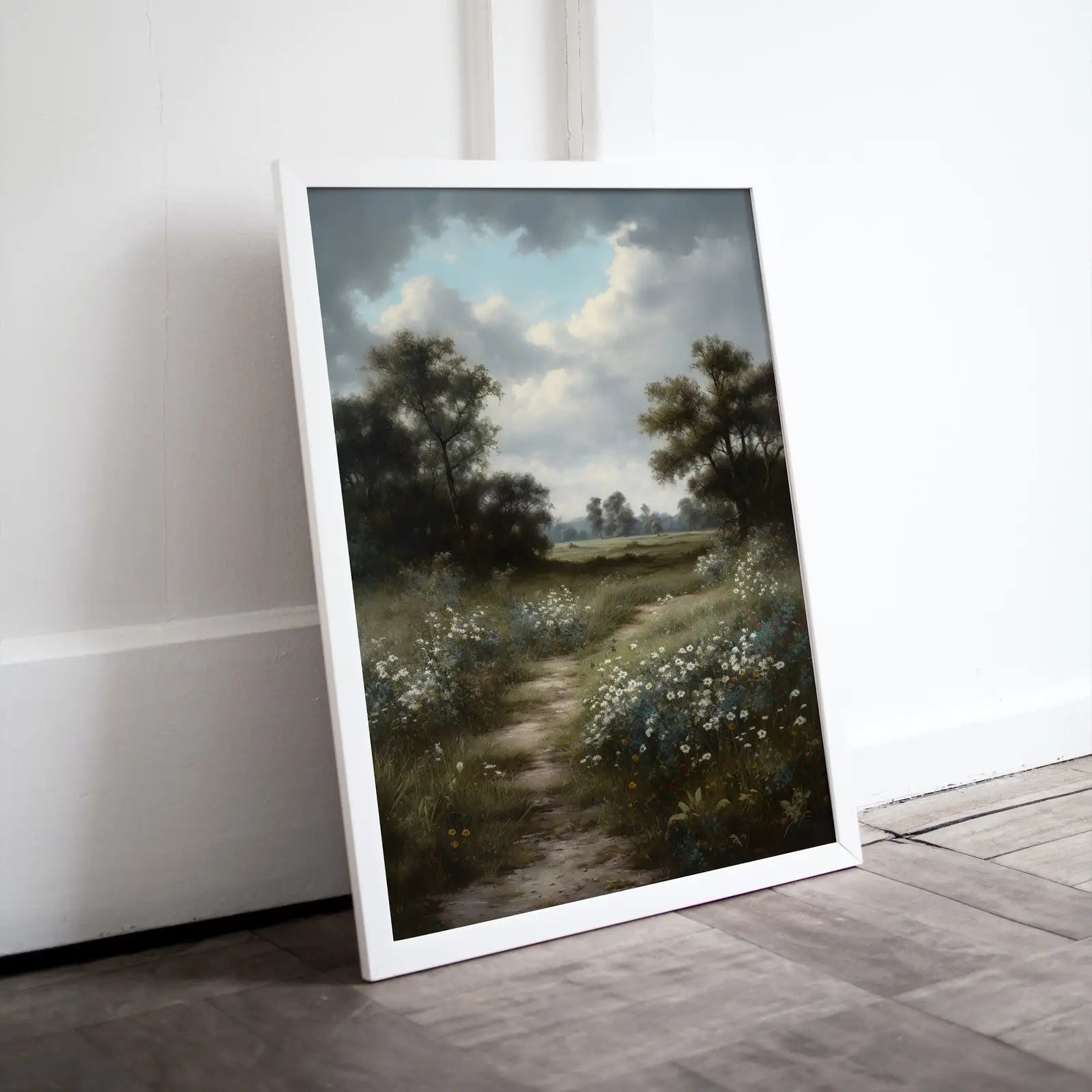 Included artwork preview showing first selection of artworks from Landscape Art Print.