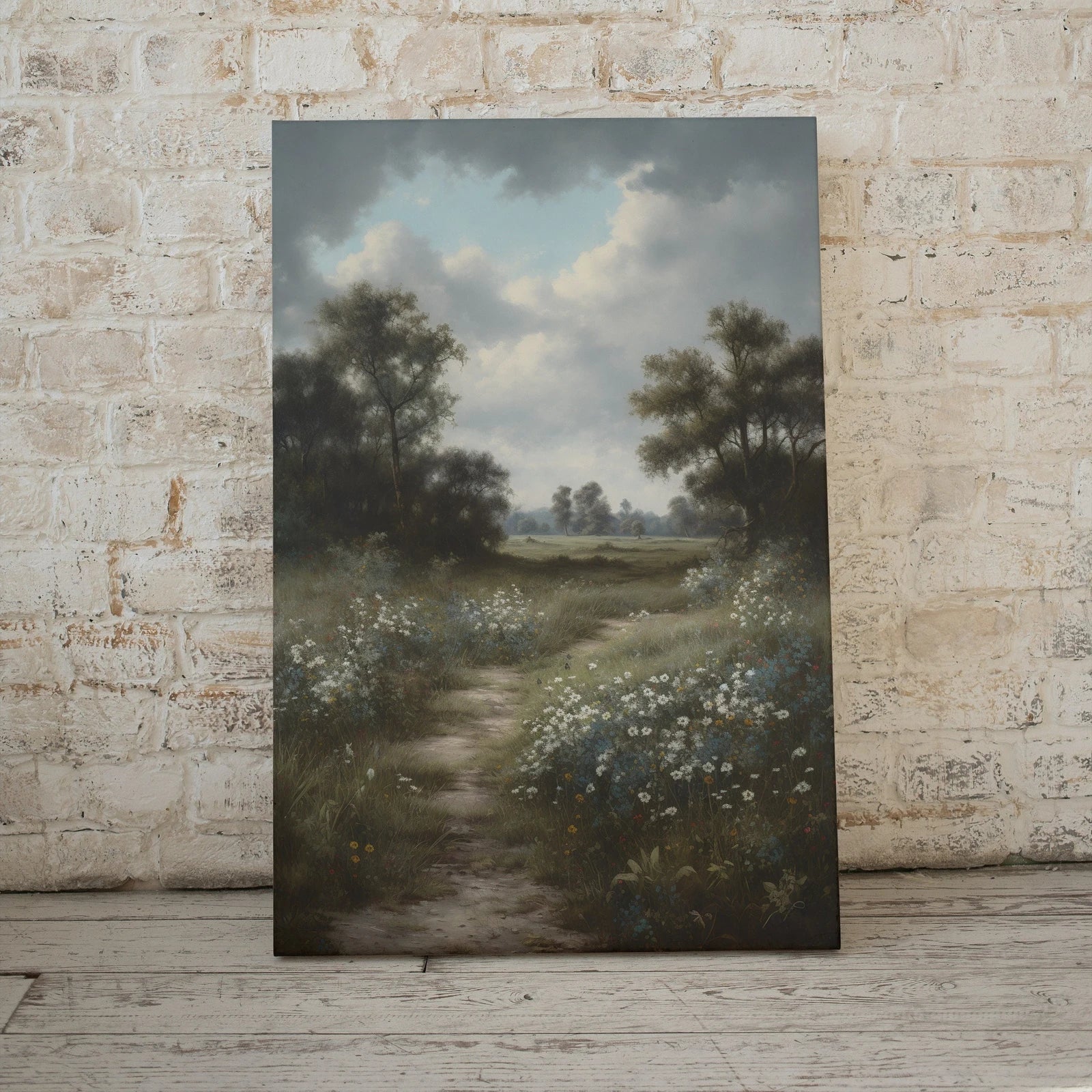 Detail view of artwork from Landscape Art Print. (variation 1)
