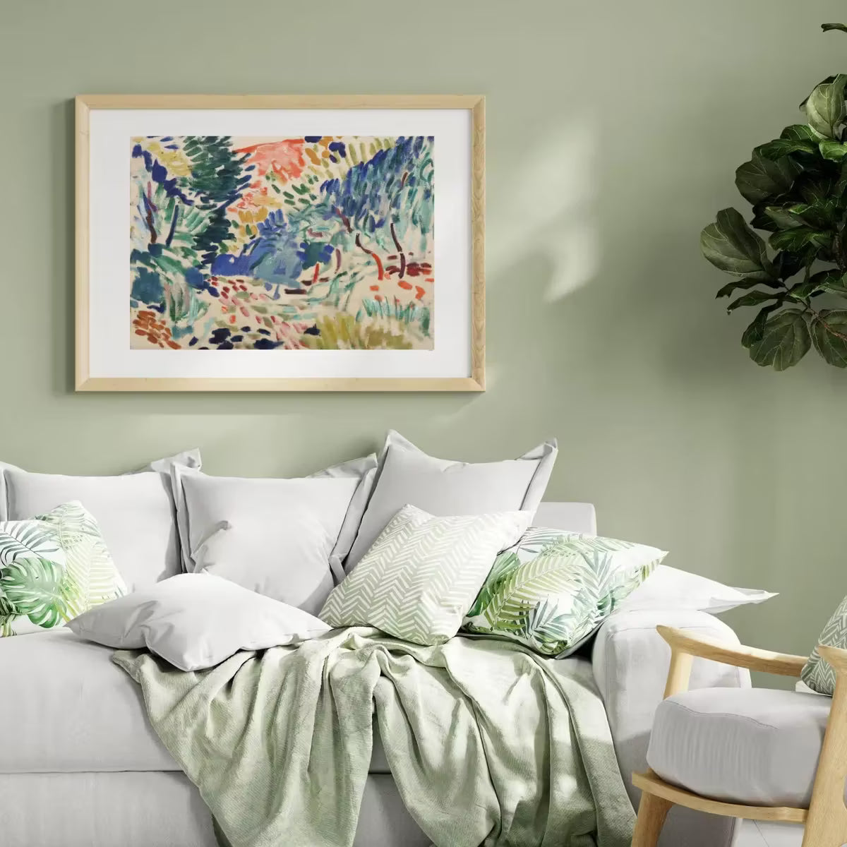 Landscape at Collioure, by Henri Matisse. Famous Fauvism Vintage Painting. High definition Printable Art. Instant Download – Printable Wall Art