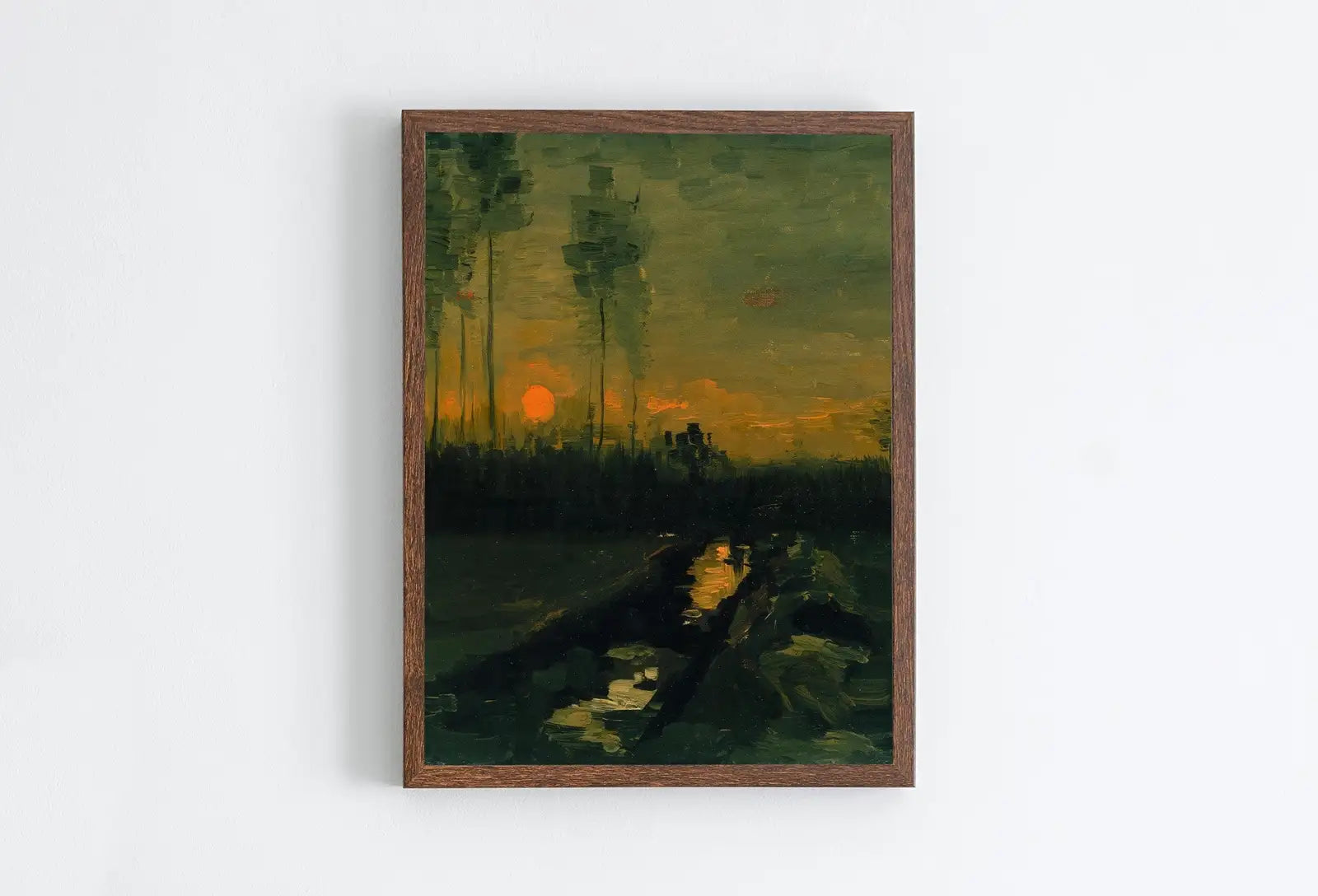 Landscape at Dusk Vincent van Gogh Printable Famous Art Prints. Instant Download van Gogh Print. Vintage Painting Wall Decor. Fine Art Print – Printable Wall Art Digital Download – Digital Download