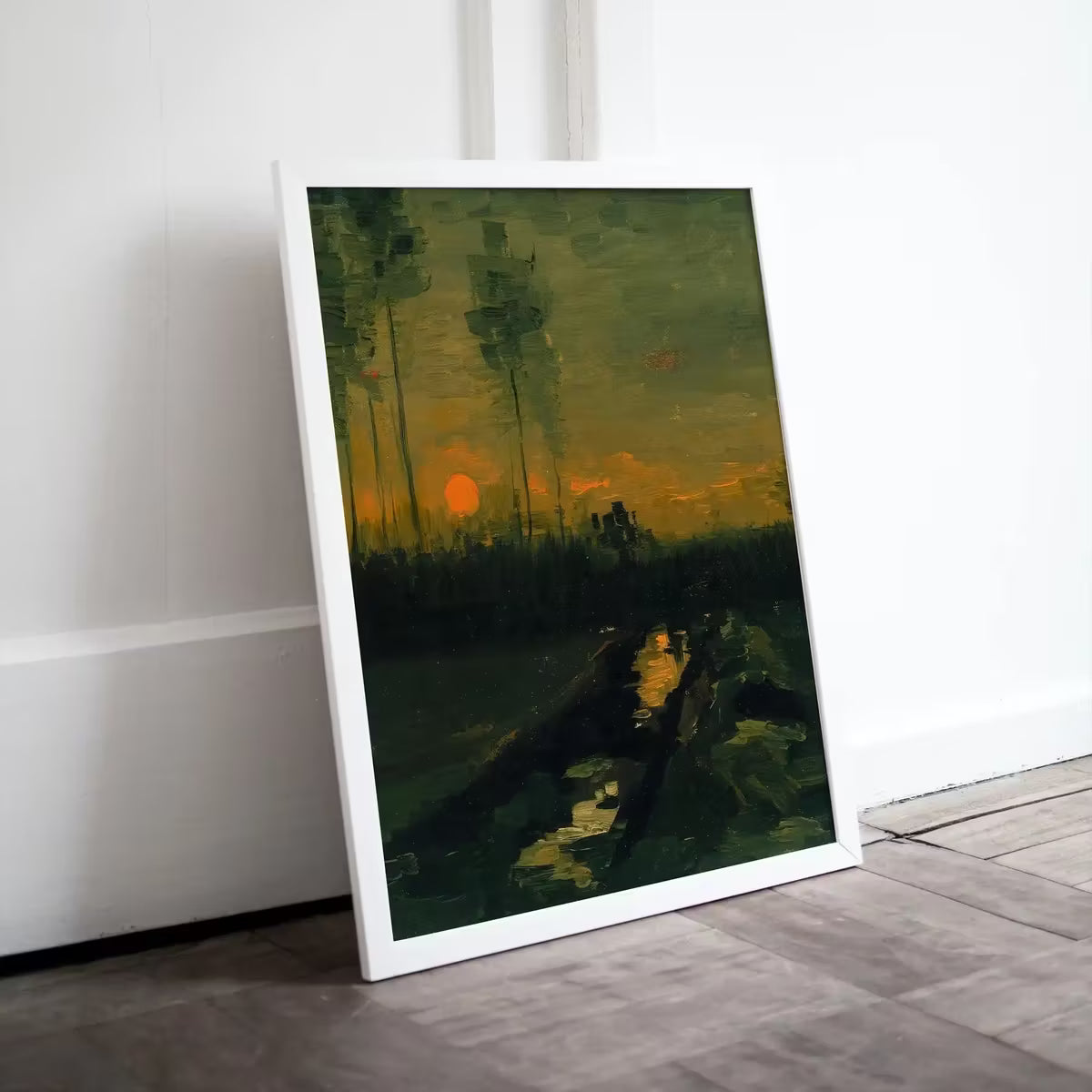Landscape at Dusk Vincent van Gogh Printable Famous Art Prints. Instant Download van Gogh Print. Vintage Painting Wall Decor. Fine Art Print – Printable Wall Art