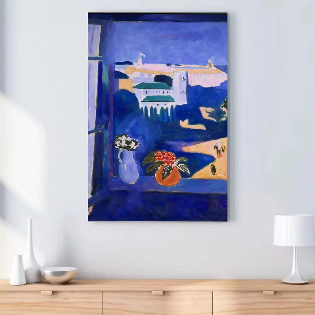 Landscape viewed from a window, by Henri Matisse. Famous Artwork Painting. High definition Printable Art. Instant Download – Printable Wall Art