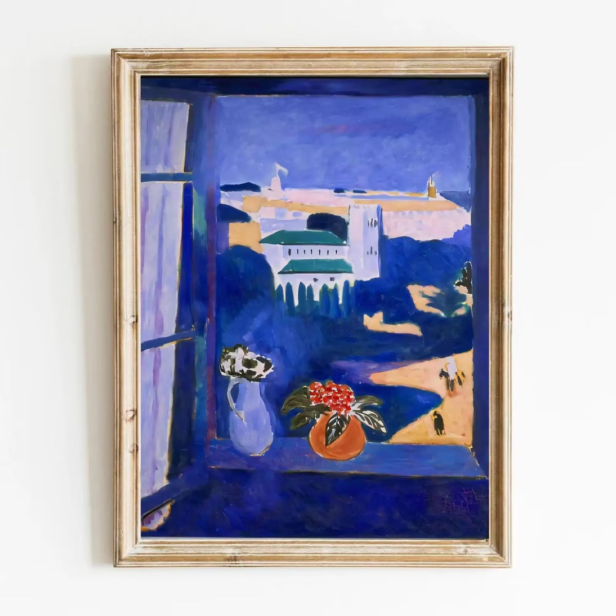 Landscape viewed from a window, by Henri Matisse. Famous Artwork Painting. High definition Printable Art. Instant Download – Printable Wall Art