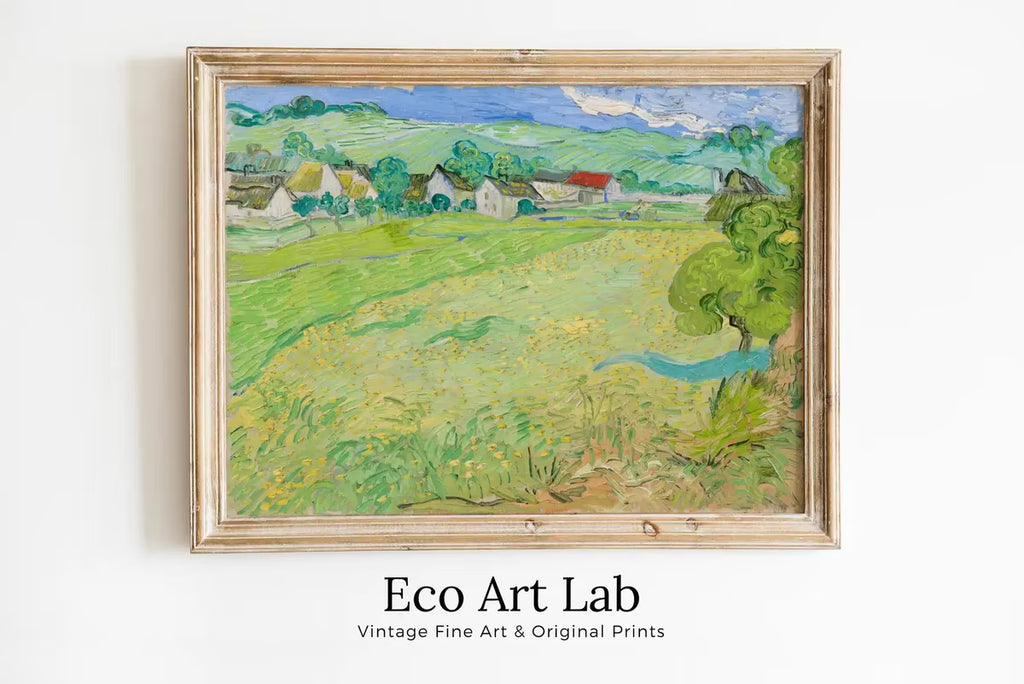 Les Vessenots in Auvers by Vincent van Gogh. Printable Famous Art Print. Instant Download. van Gogh Print Vintage Painting. Fine Art Print – Printable Wall Art