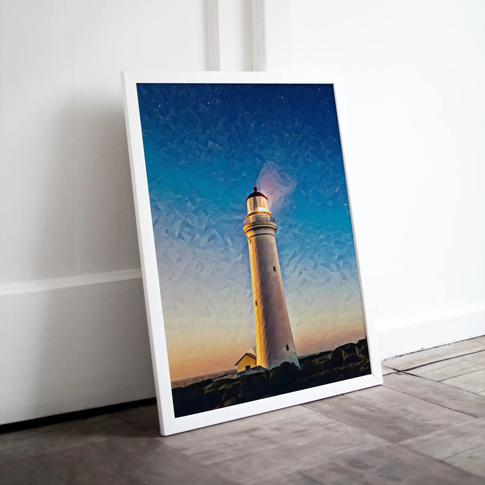 Included artwork preview showing first selection of artworks from Lighthouse at Dusk with Night Sky, Printable Wall Art Lighthouse Painting, Nautical Wall Art, Lighthouse Poster Print, Nautical Wall Decor.
