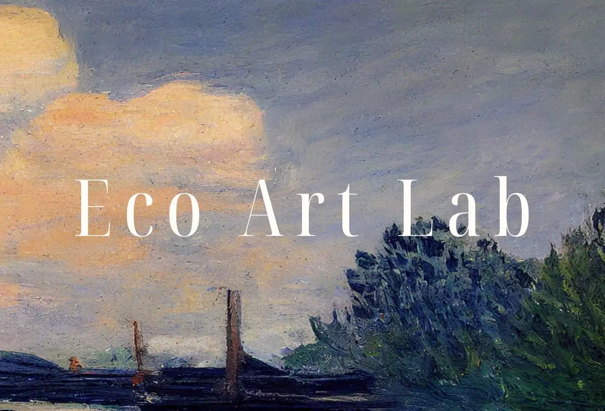 Detail view of artwork from Lilies on Lake View Monet Inspired Digital Painting. Instant Download Floral Decor. Monet Botanical Print Printable Wall Art. Abstract Decor. (variation 2)