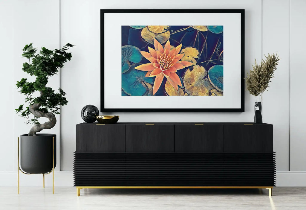 Detail view of artwork from Lotus Flower Art. (variation 1)