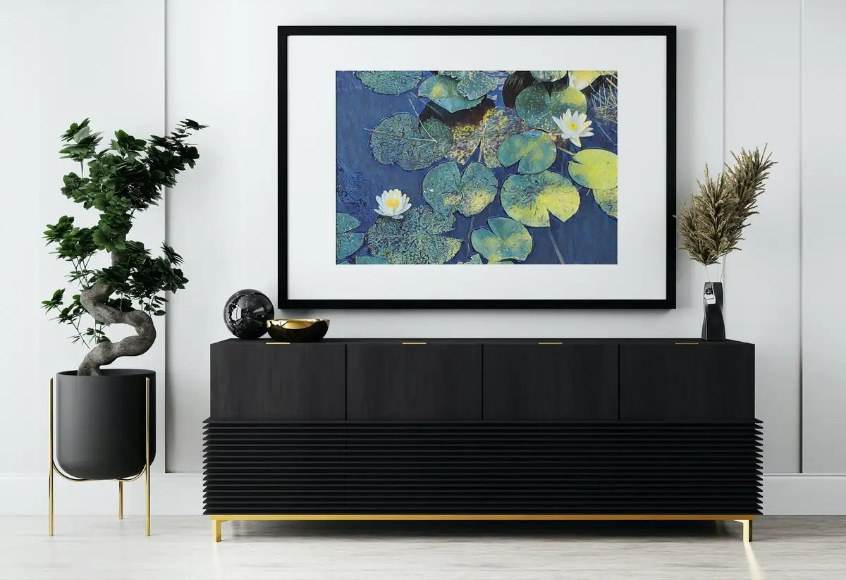 Detail view of artwork from Lotus Flower Art. (variation 6)