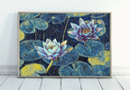 Included artwork preview showing first selection of artworks from Lotus Flower Art. (variation 5)