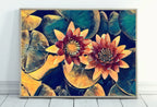Included artwork preview showing first selection of artworks from Lotus Flower Art. (variation 6)