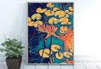 Detail view of artwork from Lotus Flower Art. (variation 13)