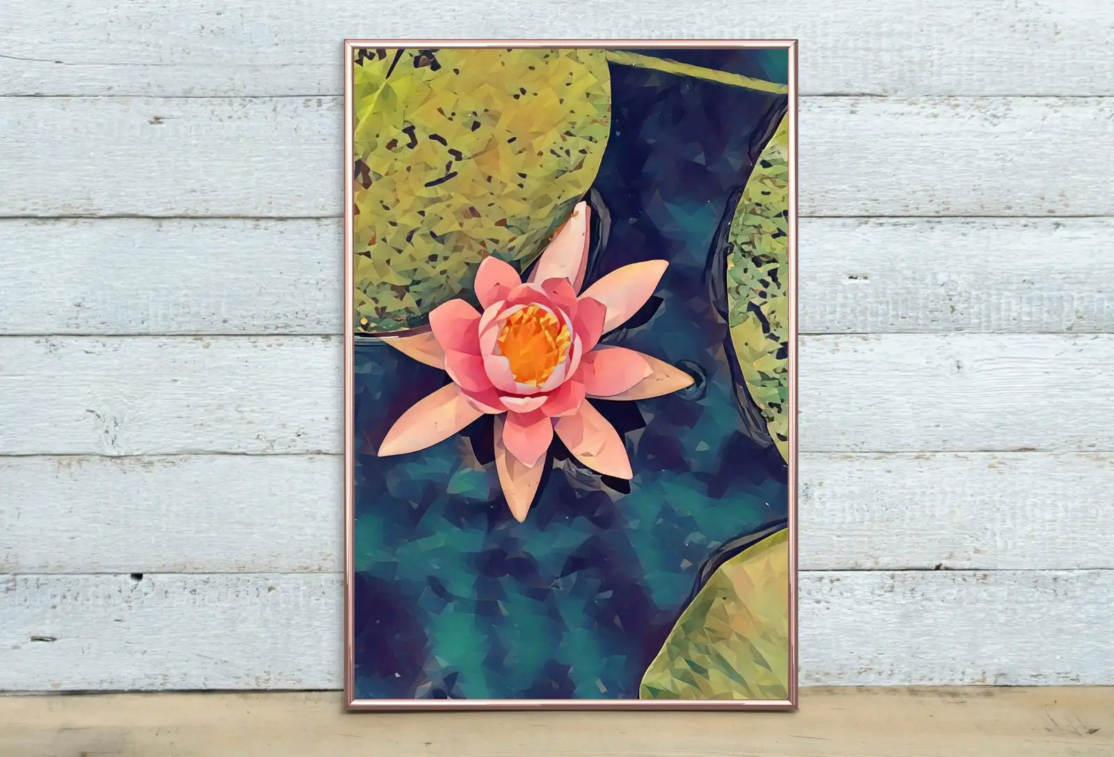 Detail view of artwork from Lotus Flower Art. (variation 17)