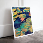 Included artwork preview showing first selection of artworks from Lotus Flower Art. (variation 12)