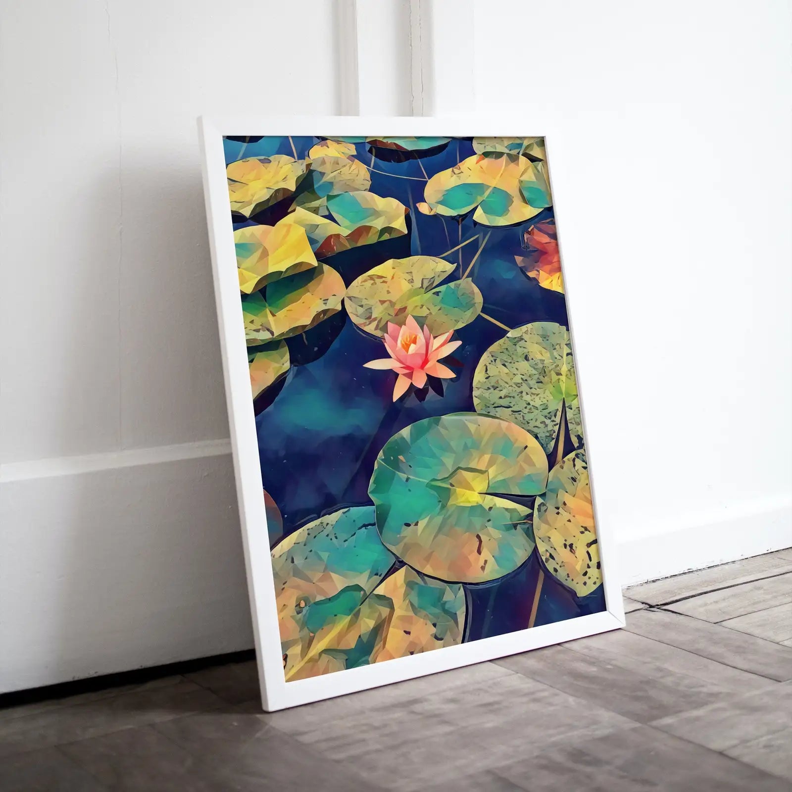 Included artwork preview showing first selection of artworks from Lotus Flower Art. (variation 12)