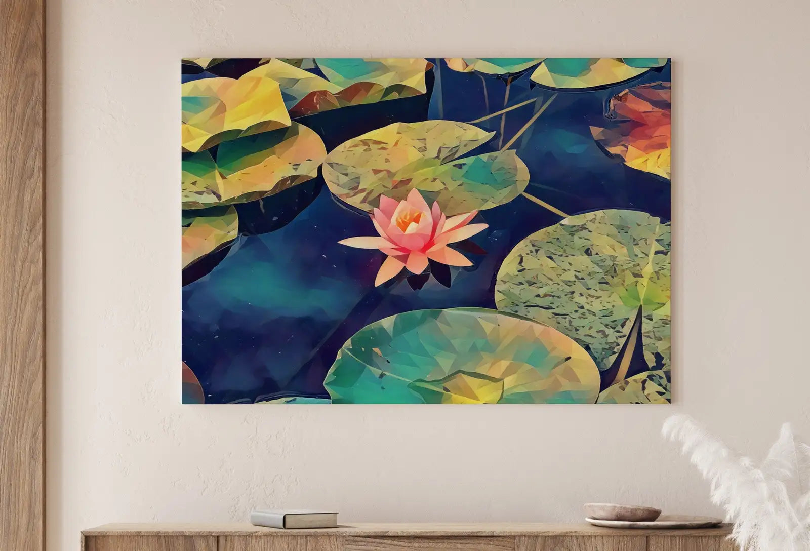 Detail view of artwork from Lotus Flower Art. (variation 27)