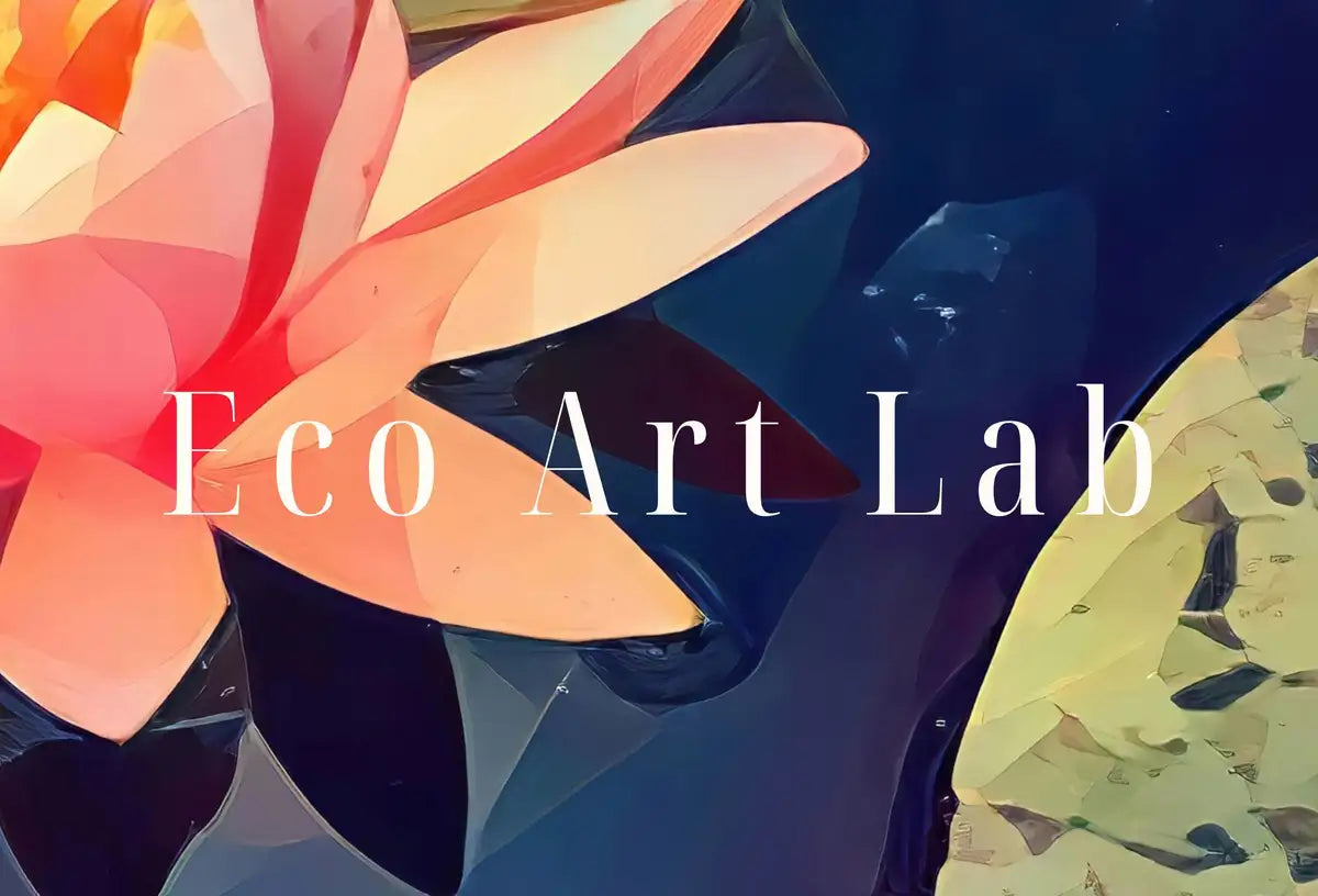 Detail view of artwork from Lotus Flower Art. (variation 28)