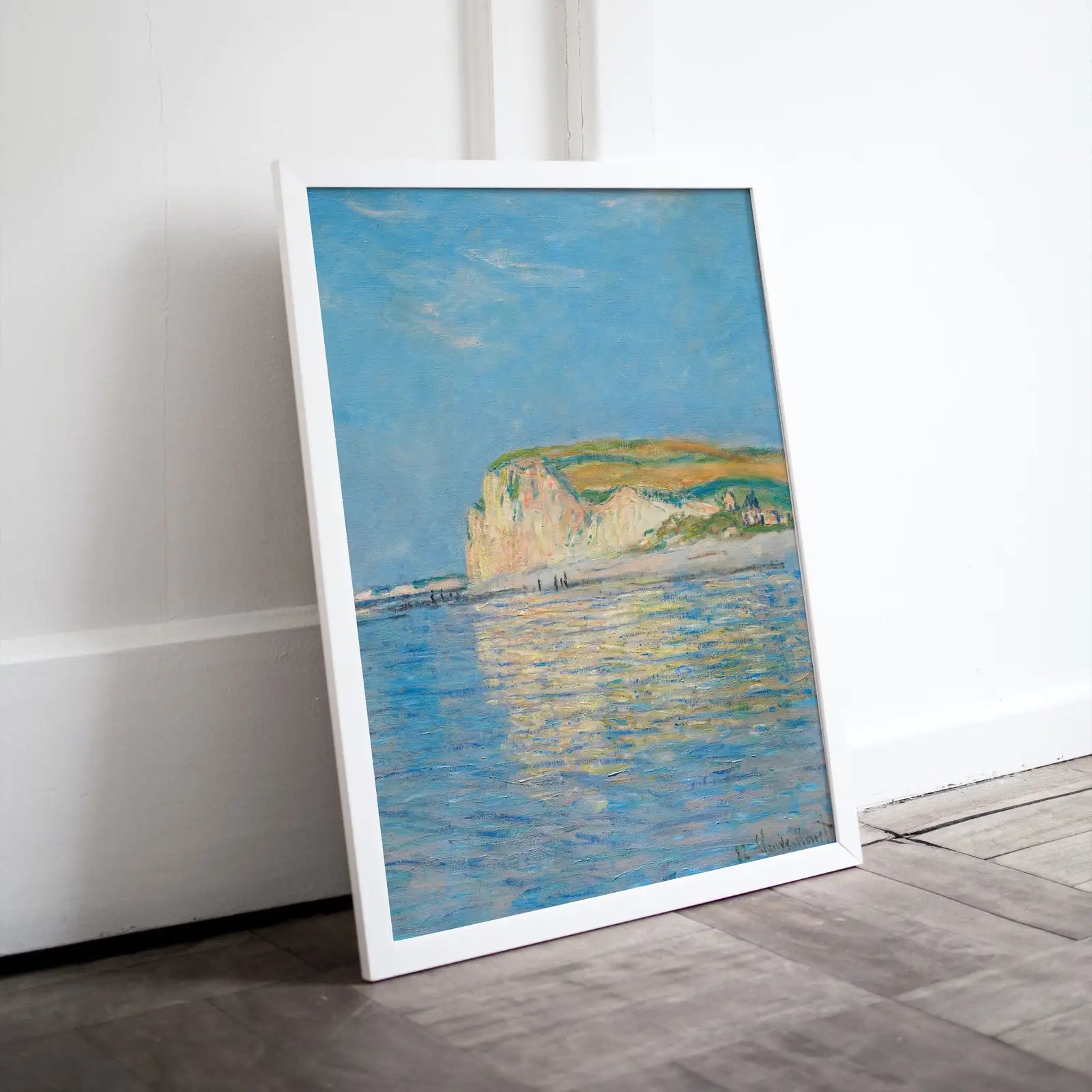 Included artwork preview showing first selection of artworks from Low Tide at Pourville Claude Monet Painting Famous Monet Art. Instant Download Vintage Decor. Monet Landscape Vintage Printable Wall Art.