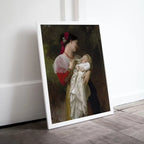 Maternal Admiration. Vintage Mother and Child Painting, Nursery Art. Printable Wall Art. Motherhood Art Print. Antique Downloadable Art. – Printable Wall Art