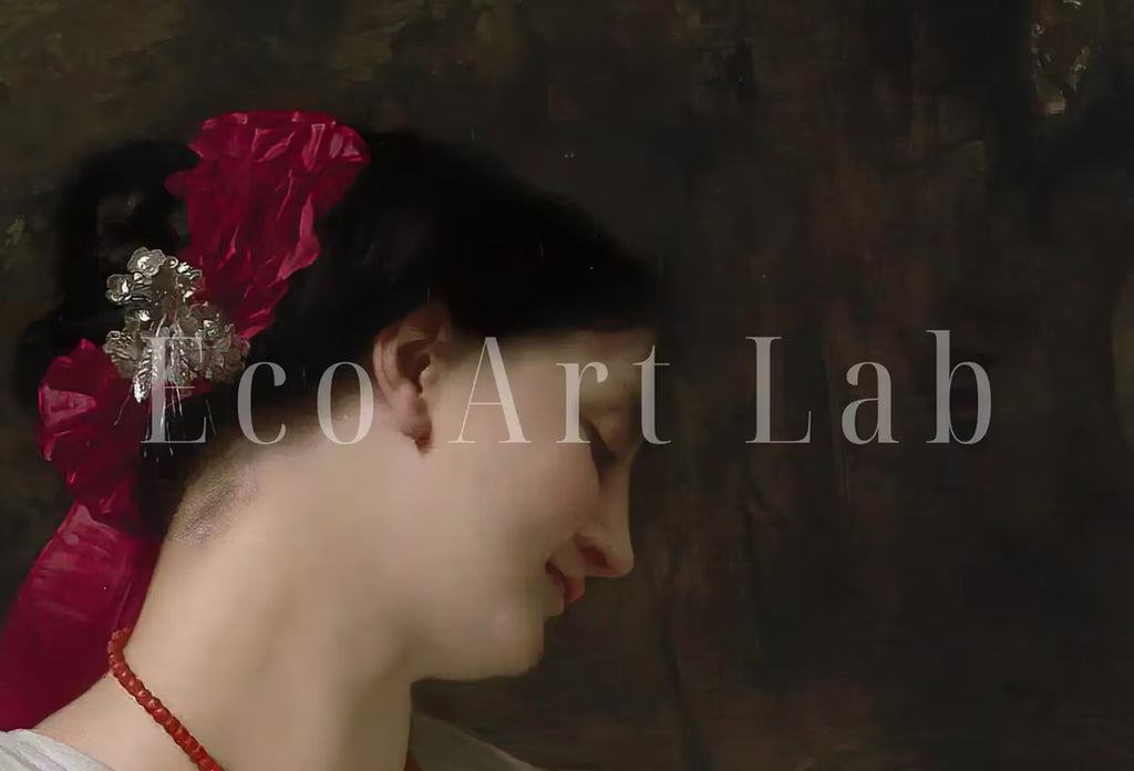 Maternal Admiration. Vintage Mother and Child Painting, Nursery Art. Printable Wall Art. Motherhood Art Print. Antique Downloadable Art. – Printable Wall Art