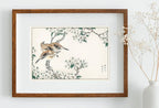 Second included artwork preview from Meadow Bunting and Pear Flower Vintage Japanese Painting. Japanese Wall Art Printable Poster. 19th Century Japanese Birds Vintage Wall Art featuring various scenes.