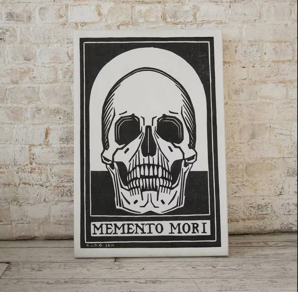 Memento Mori Vintage Art Nouveau Print Skull Wall Art. Instant Download Retro Print, Julie De Graag Printable Wall Art. Art Nouveau Poster – Printable Wall Art