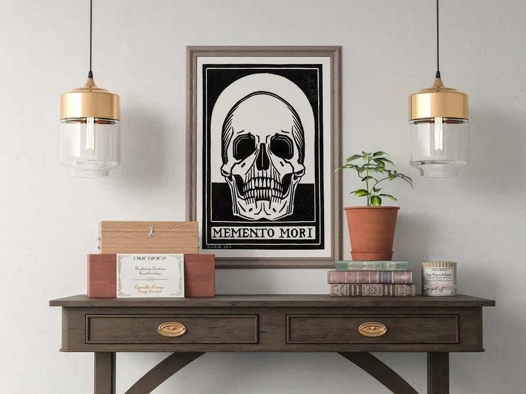Memento Mori Vintage Art Nouveau Print Skull Wall Art. Instant Download Retro Print, Julie De Graag Printable Wall Art. Art Nouveau Poster – Printable Wall Art
