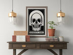 Memento Mori Vintage Art Nouveau Print Skull Wall Art. Instant Download Retro Print, Julie De Graag Printable Wall Art. Art Nouveau Poster – Printable Wall Art