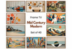 Mid Century Modern Frame TV Art Set of 40. MCM Wall Art Original Paintings For Samsung Frame TV. Retro Wall Art. Mid Century Modern Decor – Frame TV Art Set