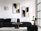 Minimalist Art Prints Set of 2. Black and White Abstract Poster Set. Neutral Gallery Wall. Black & Beige Wall Art. Contemporary Modern Art – Printable Wall Art Set (Digital Download) – Digital Download