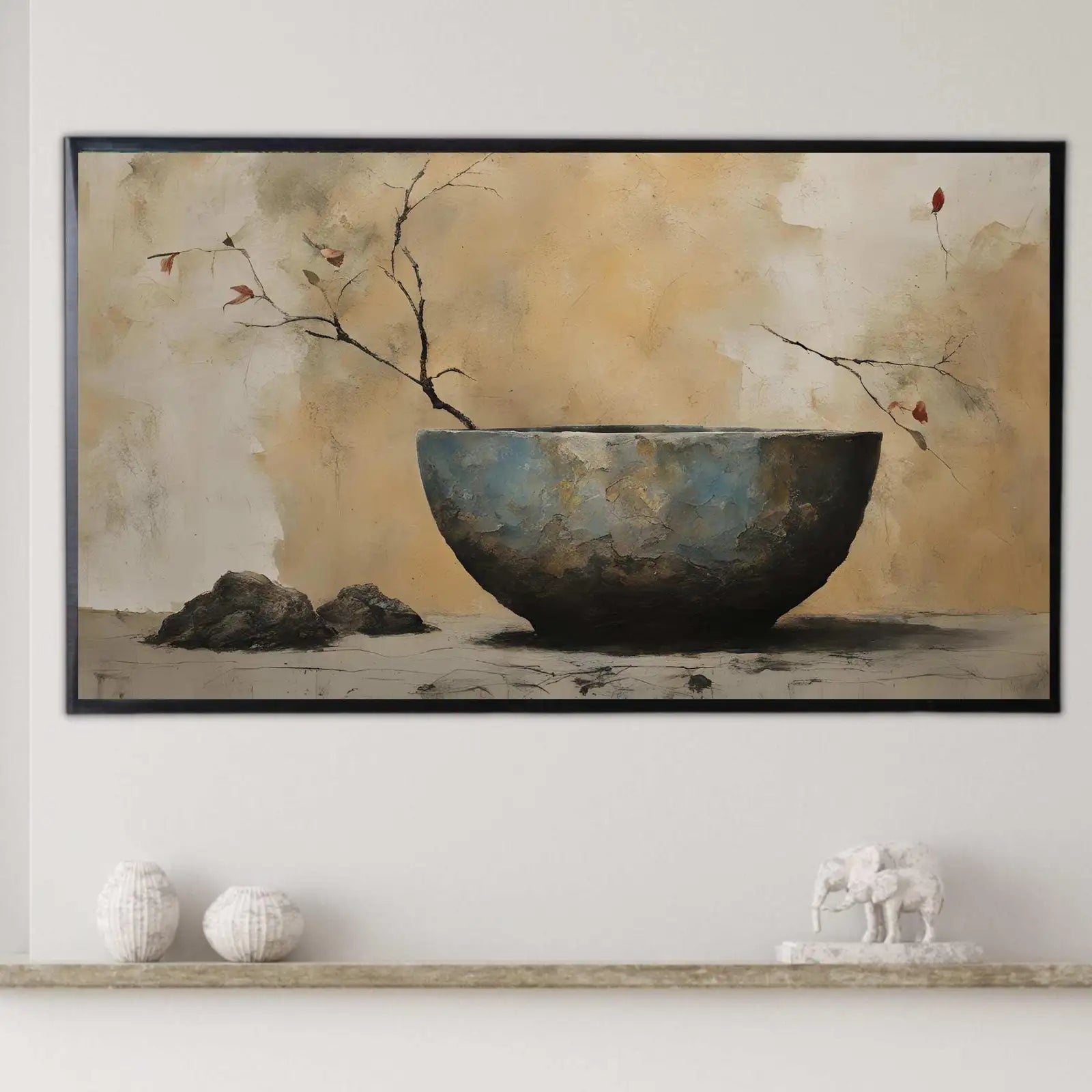 Minimalist Decor For Frame TV Art. Still Life Art For Samsung Frame TV. Earthy Aesthetic For Frame TV 4K – Frame TV Digital Download Art – Digital Download