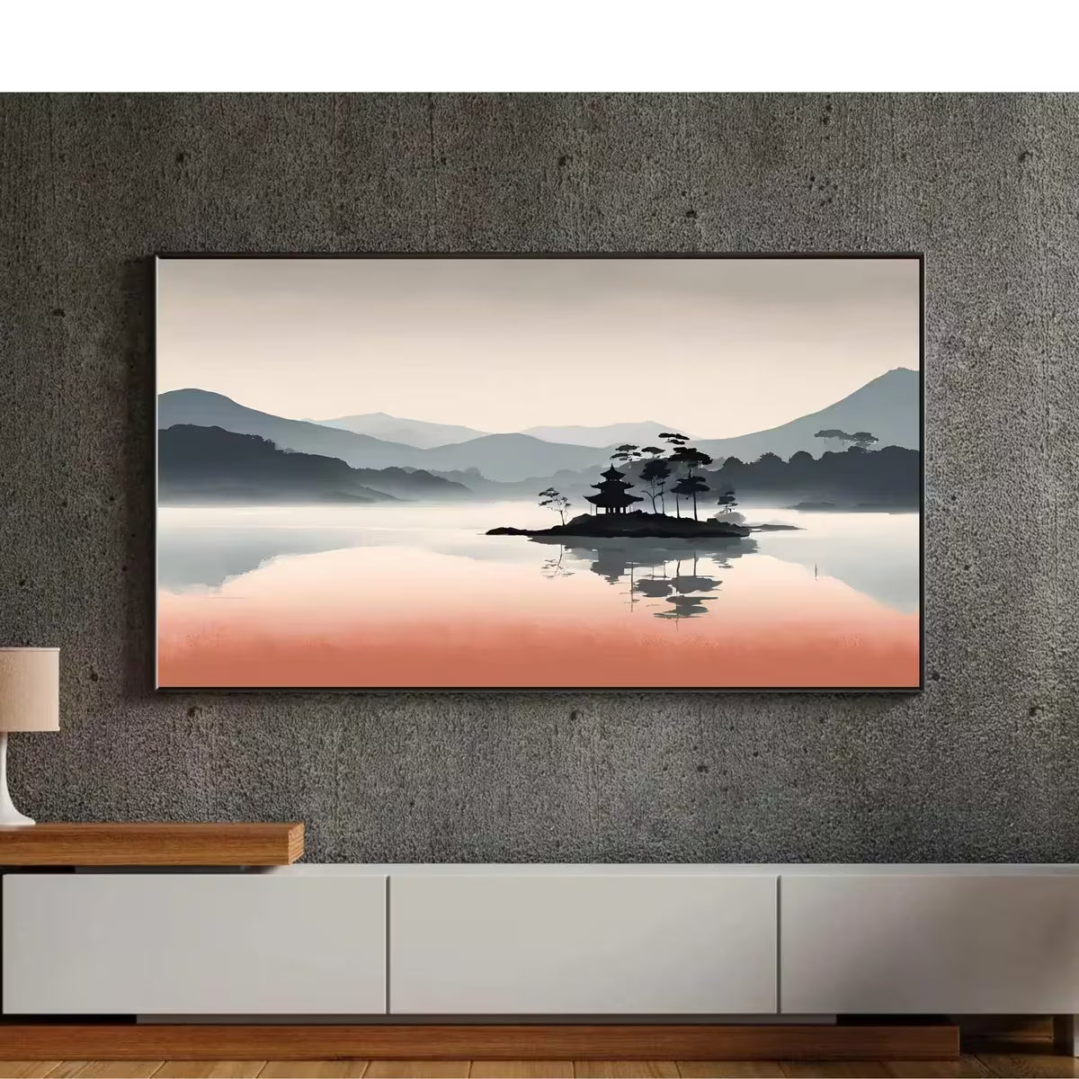 Minimalist Japanese Decor. Wabi Sabi Wall Art. Japandi Modern TV Artwork for Frame TV – Frame TV  Art