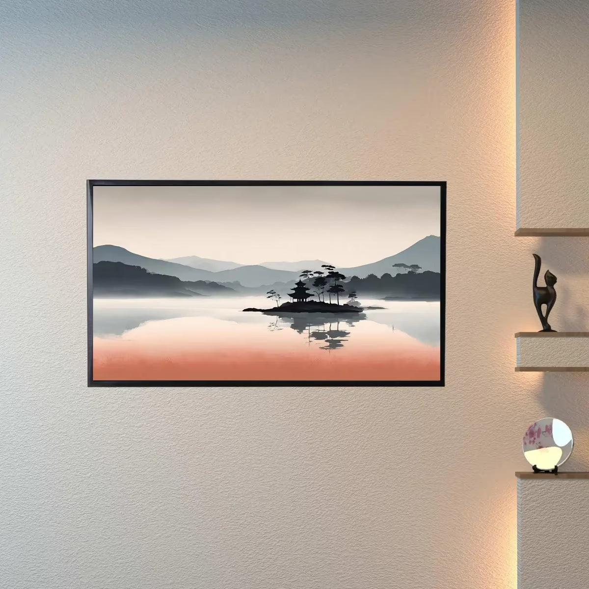 Minimalist Japanese Decor. Wabi Sabi Wall Art. Japandi Modern TV Artwork for Frame TV – Frame TV  Art