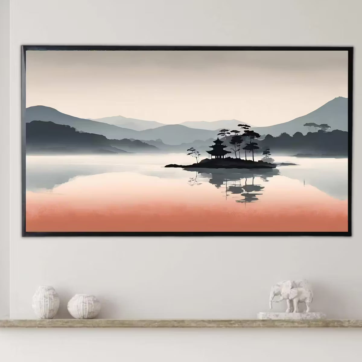 Minimalist Japanese Decor. Wabi Sabi Wall Art. Japandi Modern TV Artwork for Frame TV – Frame TV  Art