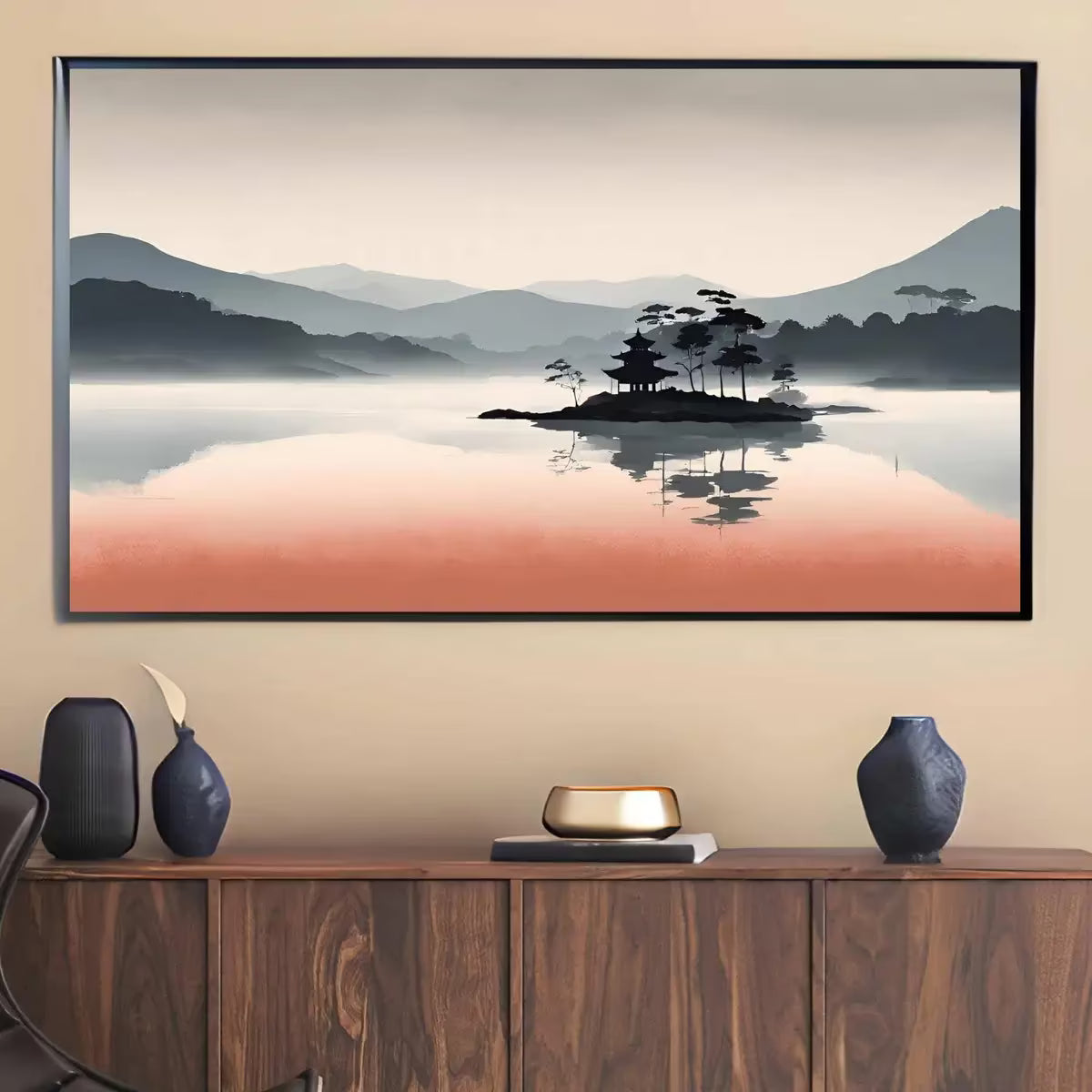 Minimalist Japanese Decor. Wabi Sabi Wall Art. Japandi Modern TV Artwork for Frame TV – Frame TV  Art