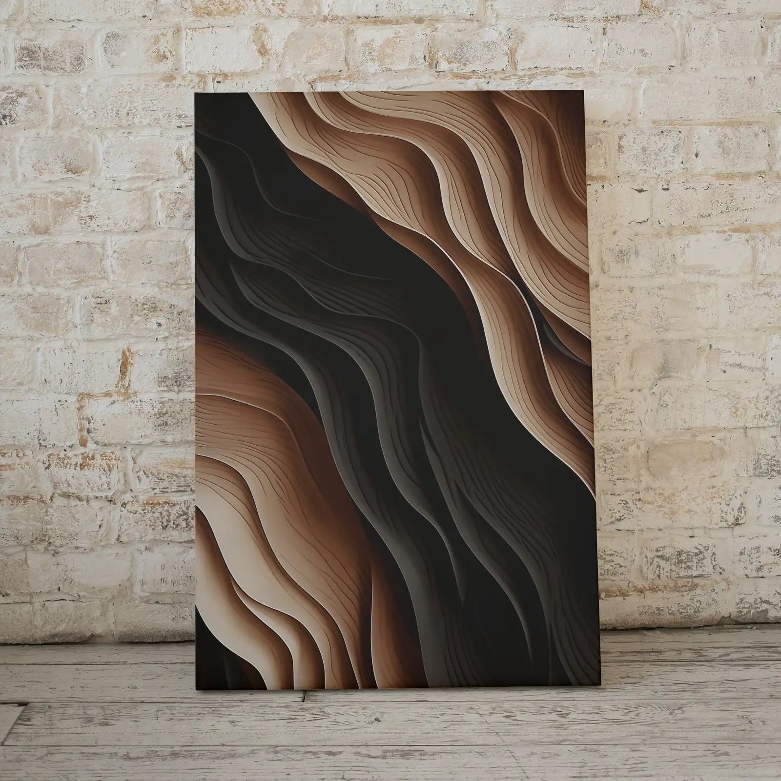 Second included artwork preview from Minimalist Wall Art. Abstract Painting 3D Texture Art. Modern Contemporary Boho Wall Art Print. Large Abstract Printable Art. Neutral Art featuring various scenes.