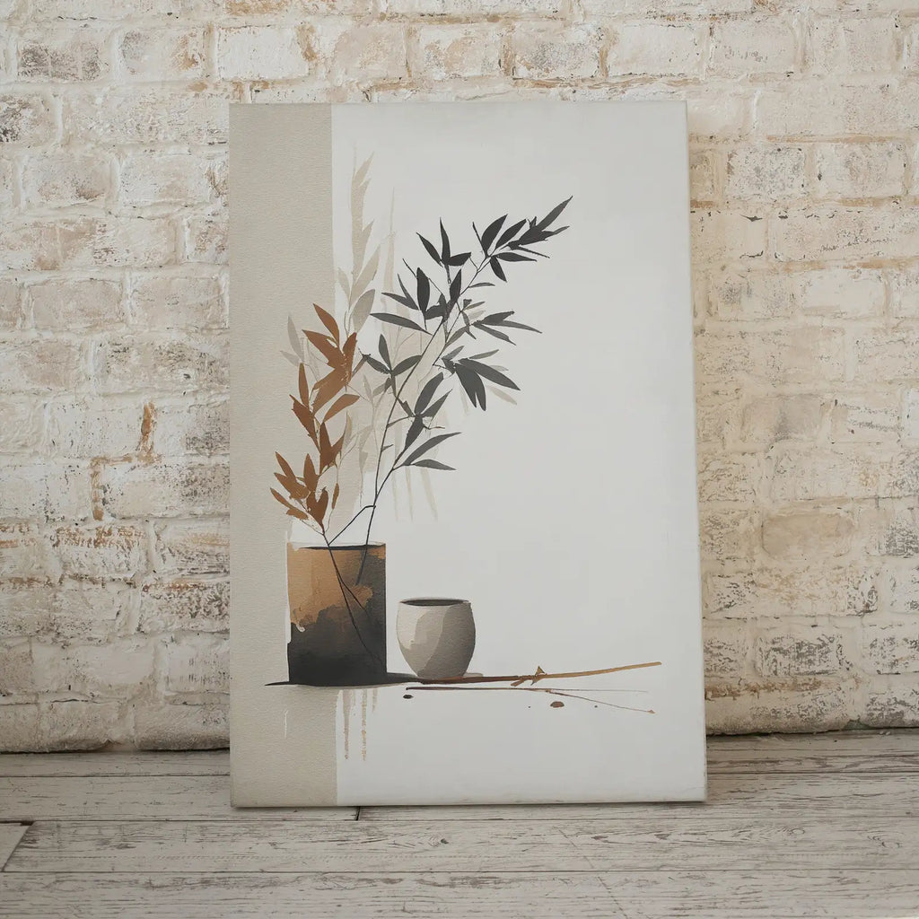 Included artwork preview showing first selection of artworks from Minimalist Zen Wall Decor. Printable Wall Art. Brown & Beige Wabi Sabi Abstract Print. Japandi Wall Art. Modern Neutral Abstract..