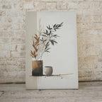 Included artwork preview showing first selection of artworks from Minimalist Zen Wall Decor. Printable Wall Art. Brown & Beige Wabi Sabi Abstract Print. Japandi Wall Art. Modern Neutral Abstract..