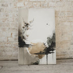 Included artwork preview showing first selection of artworks from Minimalist Zen Wall Decor. Printable Wall Art. Modern Neutral Abstract. Black & Beige Wabi Sabi Abstract Print. Japandi Wall Art.