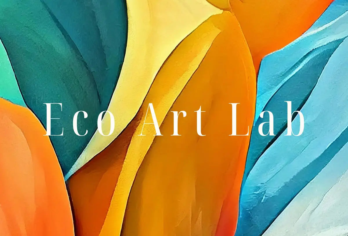 Detail view of artwork from Modern Abstract Floral Print Digital Painting. Printable Wall Art. Colorful Abstract Flower Petals Botanical Art Print. Downloadable Art. (variation 2)
