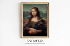 Mona Lisa Glitch Art Altered Classic Painting. Surreal Portrait Painting Downloadable Print. Altered Vintage Famous Painting Printable Art – Printable Wall Art