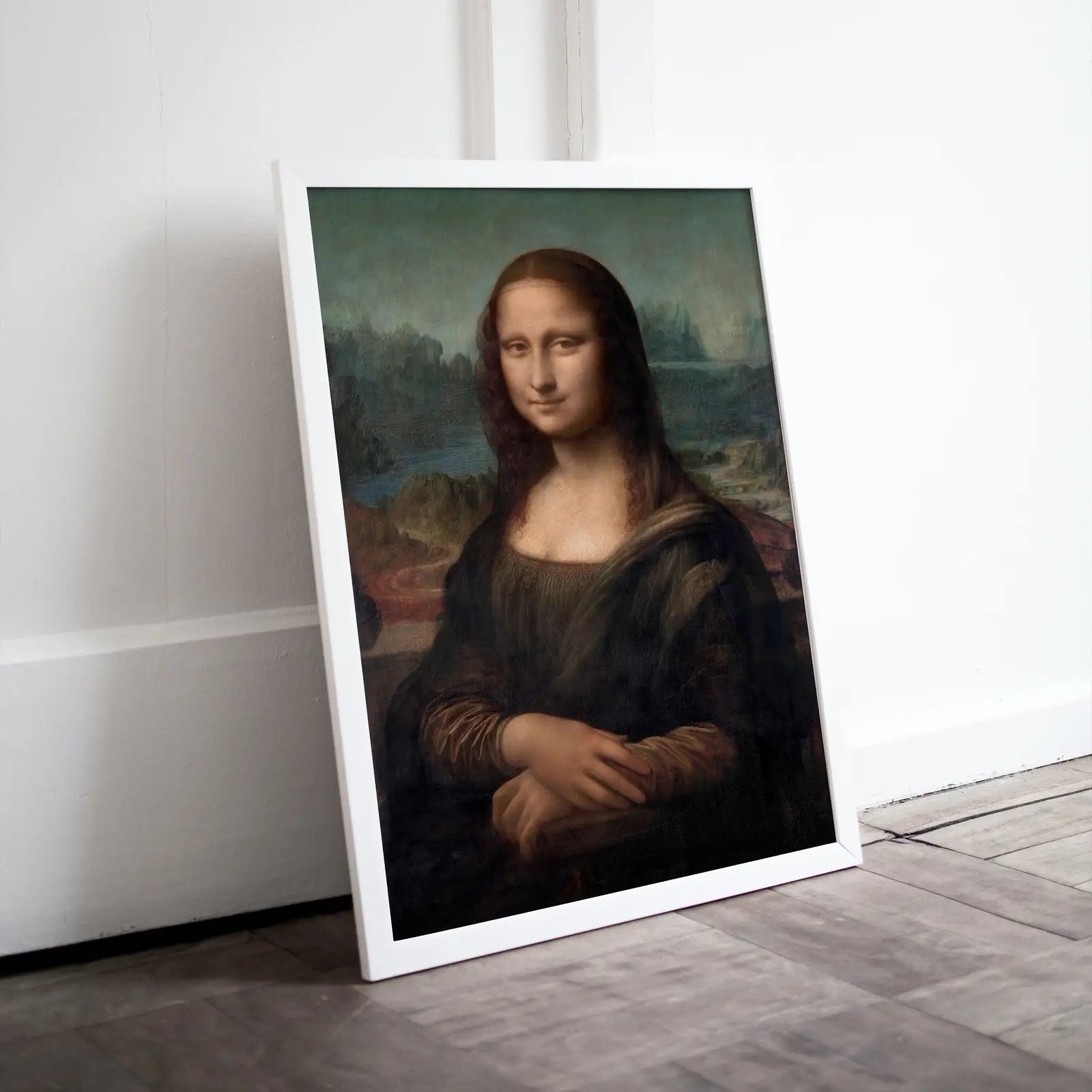 Included artwork preview showing first selection of artworks from Mona Lisa Painting Printable Wall Art. Leonardo da Vinci Vintage Classic Portrait Print. Famous Printable Painting Instant Download Fine Art.