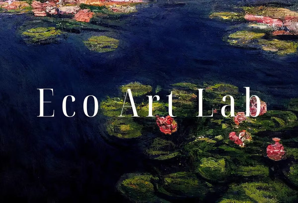 Monet Inspired Lilies on Lake View Digital Painting. Instant Download Floral Decor. Monet Botanical Print Printable Wall Art. Abstract Decor – Printable Wall Art