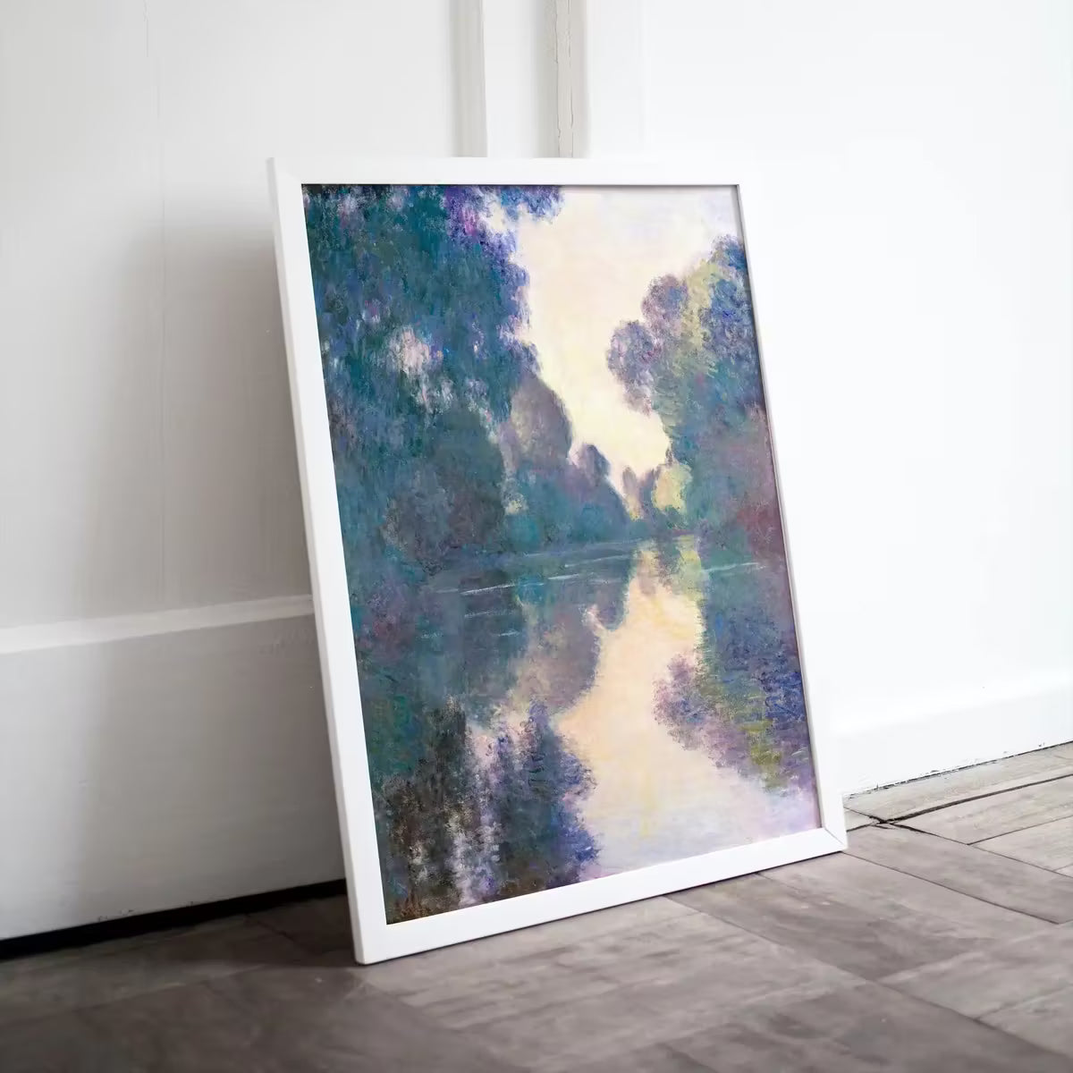 Morning on the Seine Claude Monet Painting Famous Monet Art. Instant Download Vintage Decor. Monet Landscape Antique Printable Wall Art – Printable Wall Art