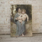 Motherhood Art Print. Vintage Mother and Child Painting, Nursery Art. Printable Wall Art. Downloadable Art. Vintage Portrait Painting. – Printable Wall Art