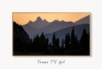 Mountain and Forest Sunset Landscape Samsung Frame TV Art. Abstract Evening Art Samsung TV, Digital Download for Samsung Frame, Frame TV Art – Frame TV Art Set (Digital Download) – Digital Download