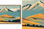 Mountain Wall Art - Samsung Frame TV Art Set. Mountain Landscape Paintings. Original Artwork . Instant Download Frame TV Art Set of 40 – Frame TV Art Set