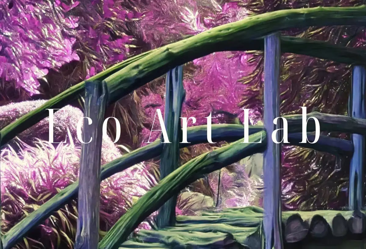 Mystical Garden Colorful Digital Painting. Floral Decor Botanical Landscape Painting. Spring Garden Print Flowers Contemporary Printable Art – Printable Wall Art