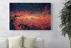 Second included artwork preview from Night Sky Print, Milky Way Abstract Printable Wall Art. Constellation Print Galaxy Wall Art, Instant Download Abstract Wall Decor. Space Art featuring various scenes.